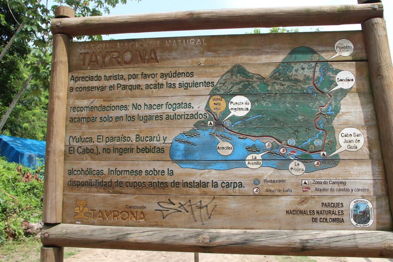 Hotel Jasayma Dentro Del Parque Tayrona Ел Заино Екстериор снимка