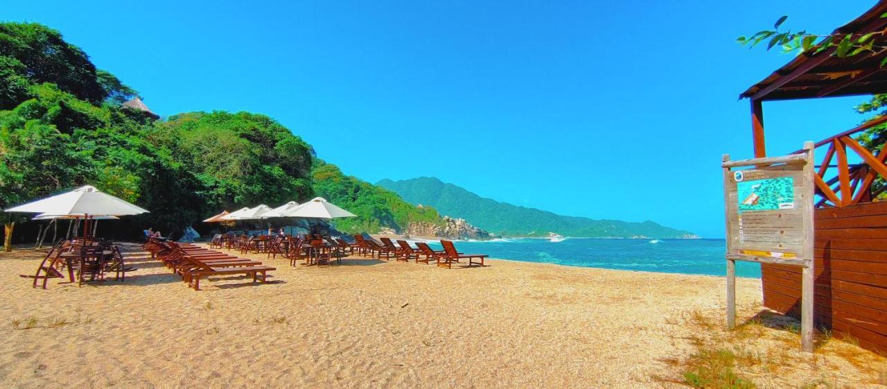Hotel Jasayma Dentro Del Parque Tayrona Ел Заино Екстериор снимка